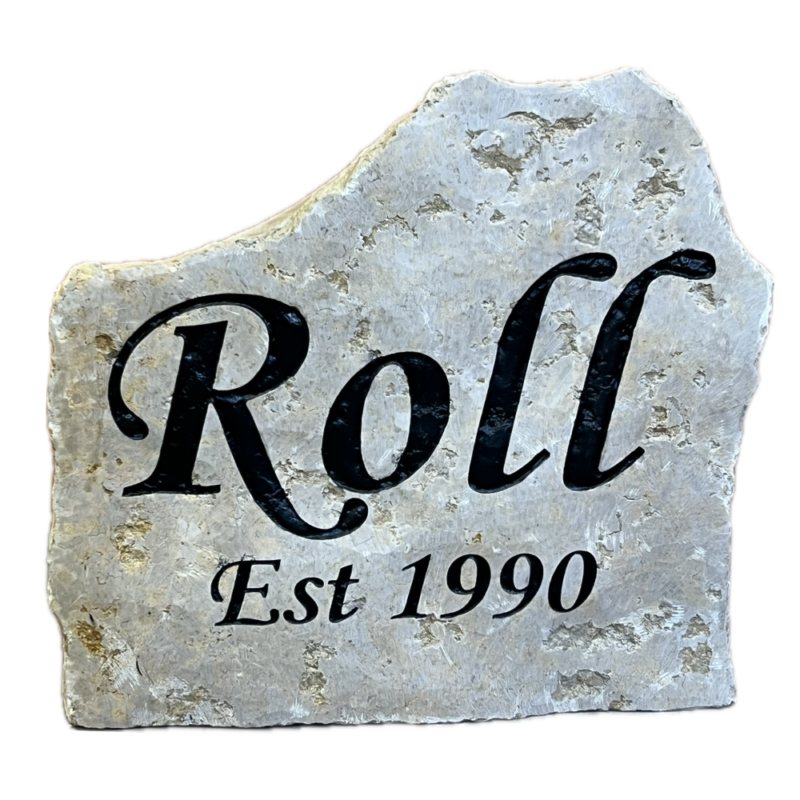 Large Personalized Family Name Engraved Stone - Image 5