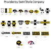 Personalized Iowa Hawkeyes Engraved Stone - Image 5