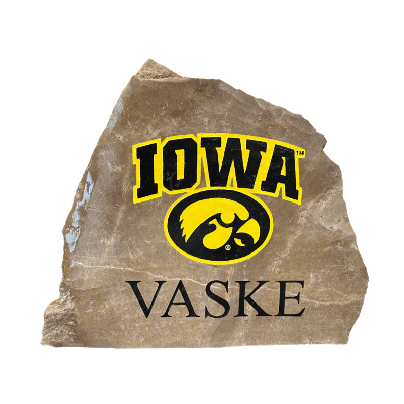Personalized Iowa Hawkeyes Engraved Stone - Image 3