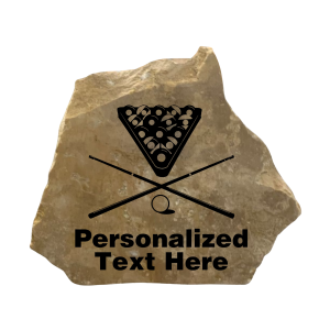 Personalized Billiards-Pool Engraved Stone