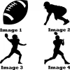 Personalized Football Engraved Stone - Image 5