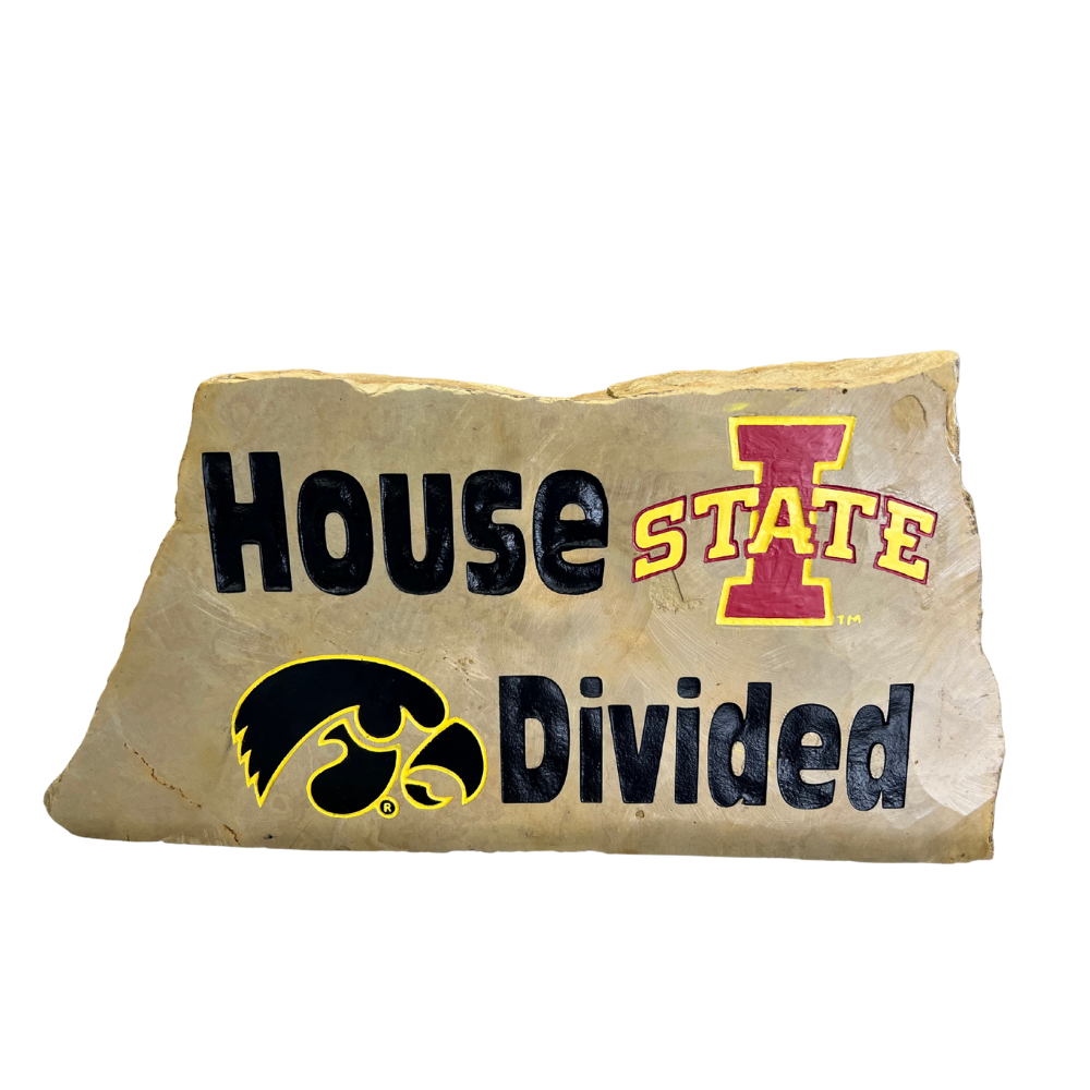 House Divided Engraved Stone