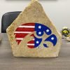 University of Iowa Patriotic Engraved Stone - Image 3