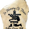 In Memory Of Those Who Gave All Engraved Stone