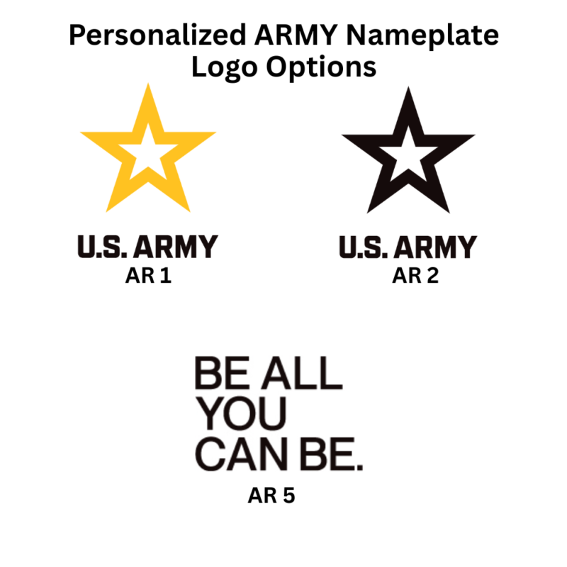 Personalized US Army Desk Nameplate - Image 4