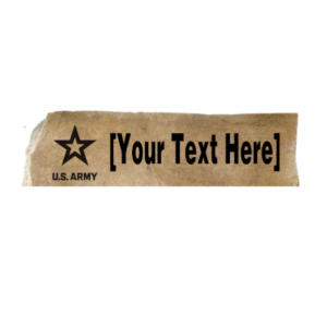 Personalized US Army Desk Nameplate