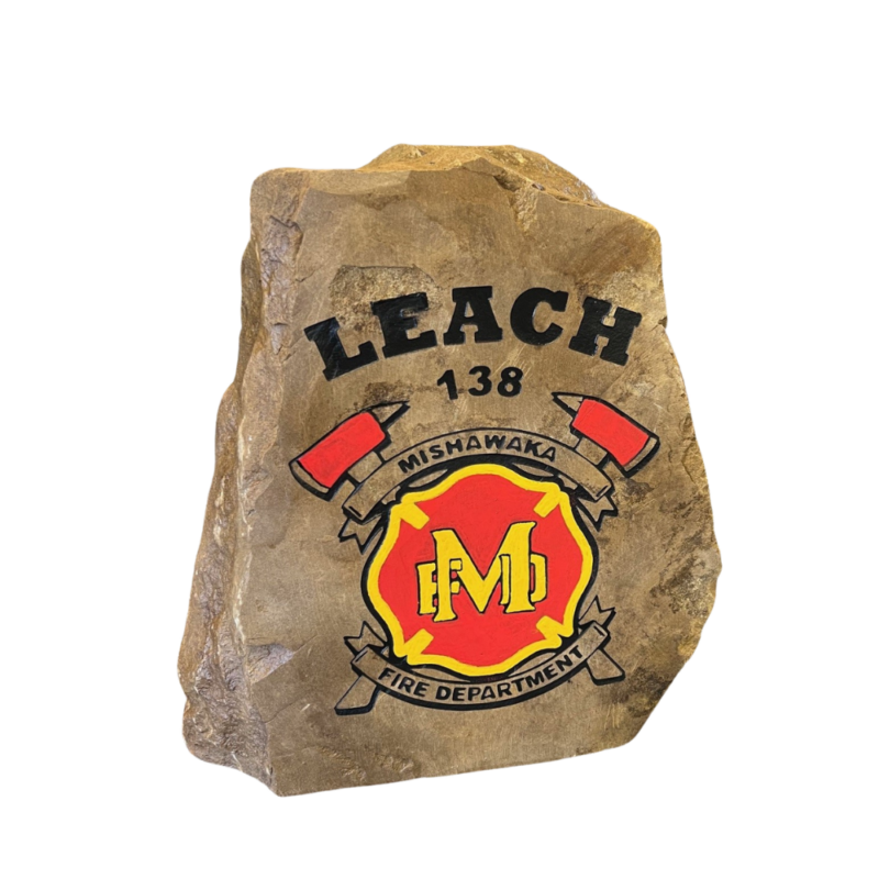 Personalized Firefighter Engraved Stone - Image 5