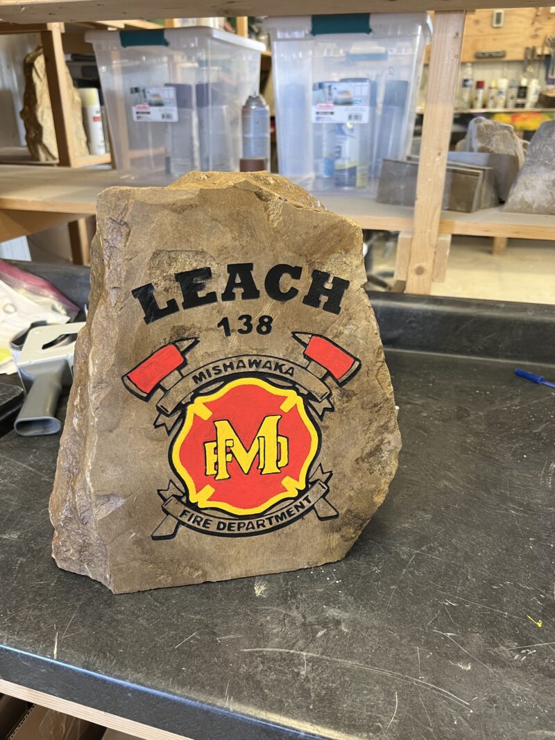 Personalized Firefighter Engraved Stone - Image 6